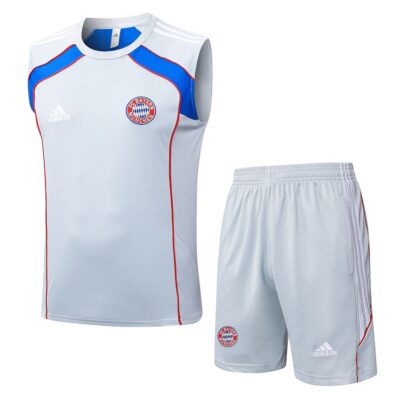 Jersey Tank Top Short Bayern Munich 2025 2026 Gray Soccer Training Suit