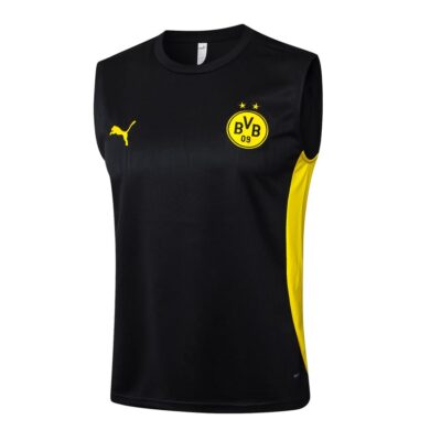 Alternative view of Jersey Tank Top Short Dortmund 2024 2025 Black Soccer Training Suit