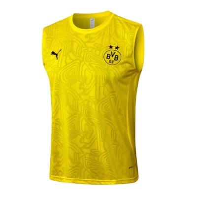 Alternative view of Jersey Tank Top Short Dortmund 2024 2025 Yellow Soccer Training Suit