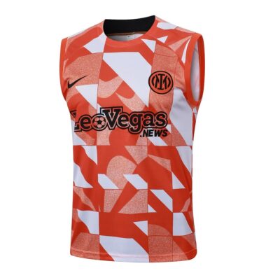 Alternative view of Jersey Tank Top Short Inter Milan 2024 2025 Red White Soccer Training Suit