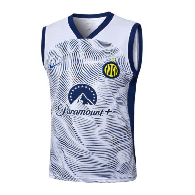 Alternative view of Jersey Tank Top Short Inter Milan 2024 2025 White Soccer Training Suit