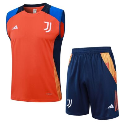 Jersey Tank Top Short Juventus 2024 2025 Orange Soccer Training Suit