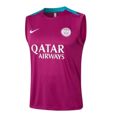 Alternative view of Jersey Tank Top Short PSG 2024 2025 Pink Soccer Training Suit