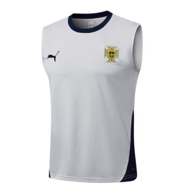 Alternative view of Jersey Tank Top Short Portugal 2024 2025 White Soccer Training Suit