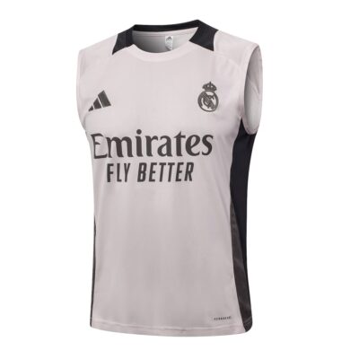 Alternative view of Jersey Tank Top Short Real Madrid 2024 2025 Pink Gray Soccer Training Suit