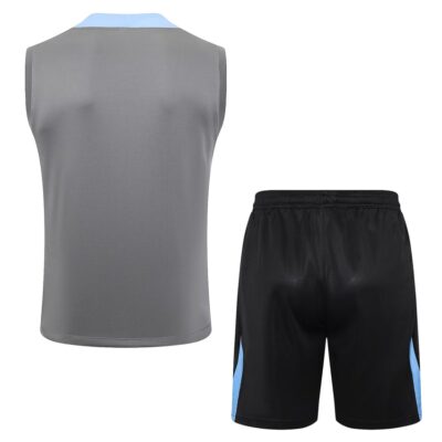 Jersey Tank Top Short Tottenham 2024 2025 Gray Soccer Training Suit - Image 4