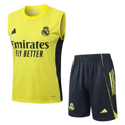 Jersey Tank Top Shorts Arsenal 2025 2026 Yellow Soccer Training Suit