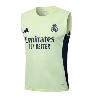 Alternative view of Jersey Tank Top Shorts Real Madrid 2025 2026 Light Green Soccer Training Suit