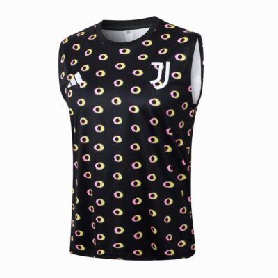 Alternative view of Juventus 2024 2025 Black Short Jersey Tank Top Soccer Training Suit