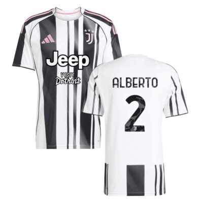 Juventus Home Jersey 2025-2026 Alberto