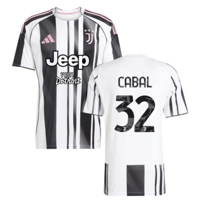 Juventus Home Jersey 2025-2026 Cabal