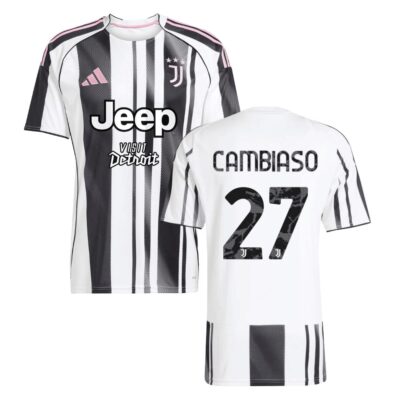 Juventus Home Jersey 2025-2026 Cambiaso