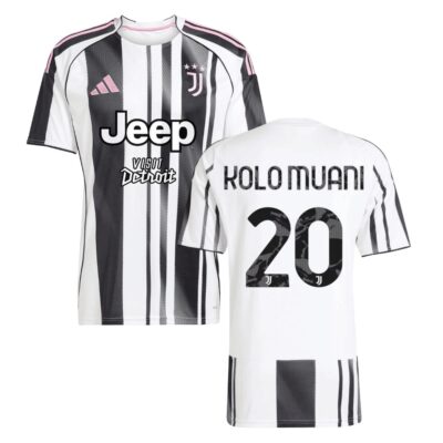 Juventus Home Jersey 2025-2026 Kolo Muani