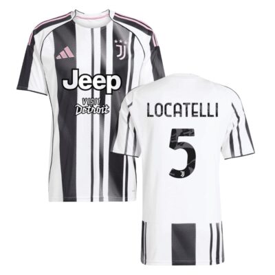 Juventus Home Jersey 2025-2026 Locatelli