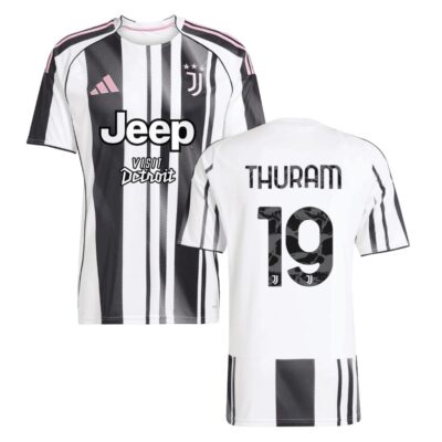 Juventus Home Jersey 2025-2026 Thuram