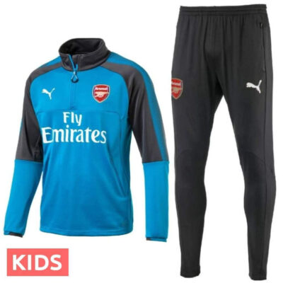 Alternative view of Kids Arsenal Fc Blue Technical Training Soccer Tracksuit 2017/18