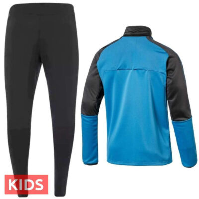 Kids Arsenal Fc Blue Technical Training Soccer Tracksuit 2017/18 - Image 3