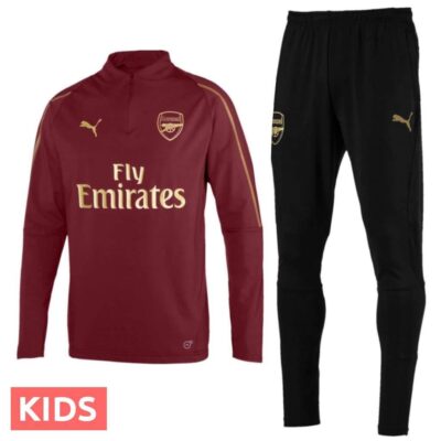 Kids Arsenal Fc Training Technical Soccer Tracksuit 2018/19
