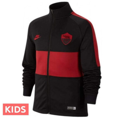 Kids As Roma Eu Training Presentation Soccer Tracksuit 2019/20 - Image 4