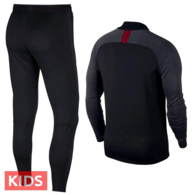 Kids As Roma Eu Training Technical Soccer Tracksuit 2019/20 - Image 3