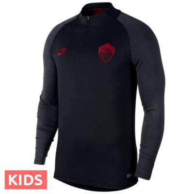 Kids As Roma Eu Training Technical Soccer Tracksuit 2019/20 - Image 4