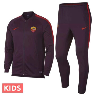 Alternative view of Kids As Roma Presentation Soccer Tracksuit 2018/19