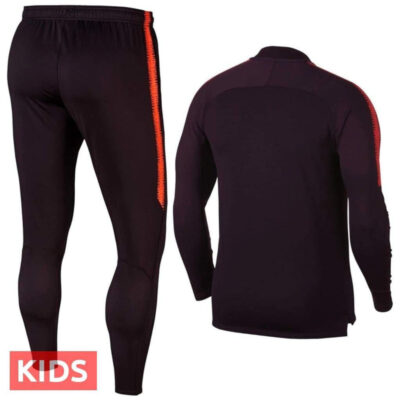 Kids As Roma Training Technical Soccer Tracksuit 2018/19 - Image 3