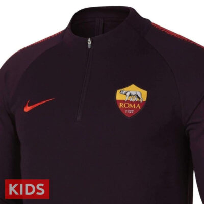 Kids As Roma Training Technical Soccer Tracksuit 2018/19 - Image 4