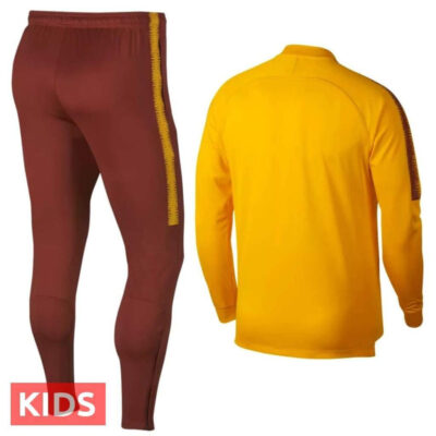 Kids As Roma UCL Presentation Soccer Tracksuit 2018/19 - Image 3