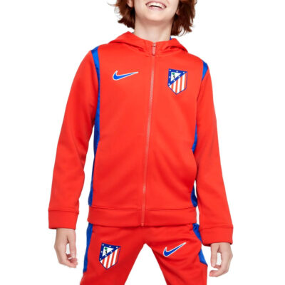 Kids Atletico Madrid Woven Presentation Tracksuit 2024/25 Red/Blue