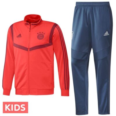 Kids Bayern Munich Training Bench Soccer Tracksuit 2019/20