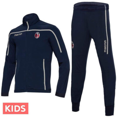 Alternative view of Kids Bologna Fc Navy Presentation Soccer Tracksuit 2018/19