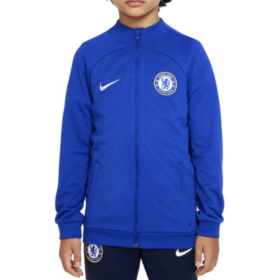 Alternative view of Kids Chelsea Blue Training Presentation Soccer Tracksuit 2023/24