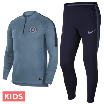 Alternative view of Kids Chelsea UCL Training Technical Soccer Tracksuit 2018/19