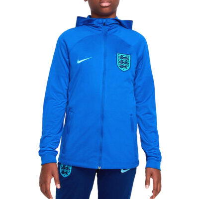 Alternative view of Kids England Hooded Training Presentation Tracksuit 2022/23