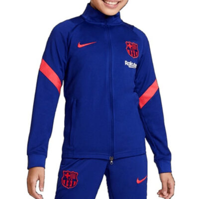 Alternative view of Kids Fc Barcelona Blue Presentation Soccer Tracksuit 2021