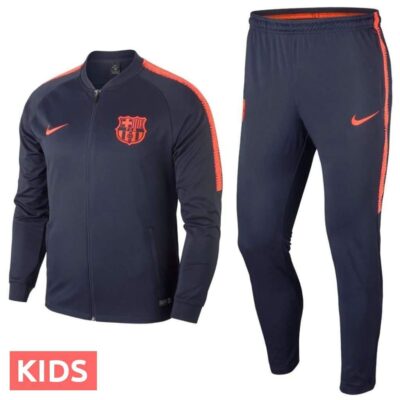 Kids Fc Barcelona Training Presentation Soccer Tracksuit 2018