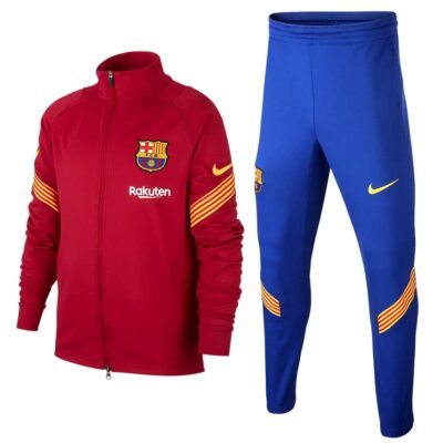 Kids Fc Barcelona Training Presentation Soccer Tracksuit 2020/21