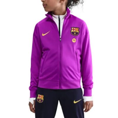 Kids Fc Barcelona Training Presentation Tracksuit 2025/26