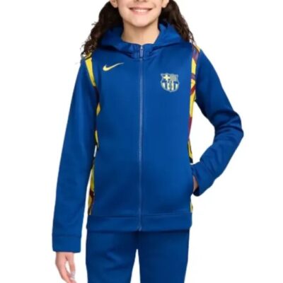 Kids Fc Barcelona Training Presentation Tracksuit 2026