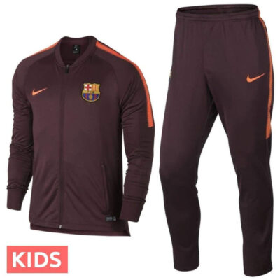 Alternative view of Kids Fc Barcelona UCL Training/Presentation Soccer Tracksuit 2017/18