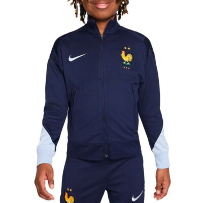 Alternative view of Kids France Training Presentation Soccer Tracksuit 2024/25 Navy
