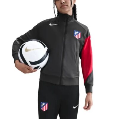 Kids Grey Atletico Madrid UCL Presentation Tracksuit 2025/26