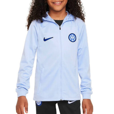 Alternative view of Kids Inter Milan Hooded Presentation Soccer Tracksuit 2023/24