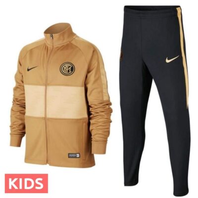 Kids Inter Milan Presentation Soccer Tracksuit 2020