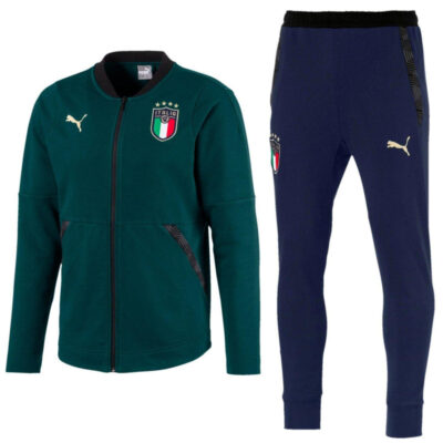 Alternative view of Kids Italy Green Casual Presentation Tracksuit 2019/20
