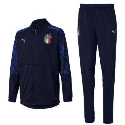 Alternative view of Kids Italy Navy Pre-match Presentation Tracksuit 2020/21