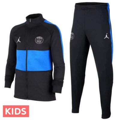Kids Jordan X PSG Soccer Training Presentation Tracksuit 2020