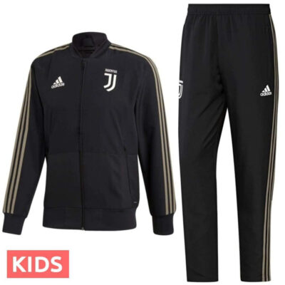 Alternative view of Kids Juventus Black Presentation Soccer Tracksuit 2018/19