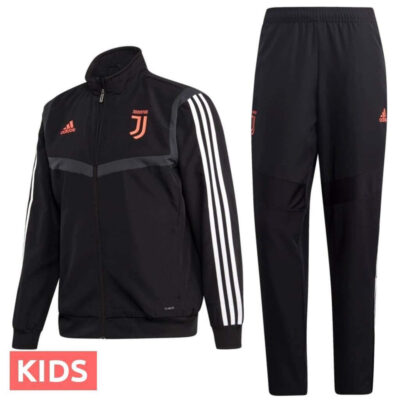 Alternative view of Kids Juventus Black Presentation Soccer Tracksuit 2019/20